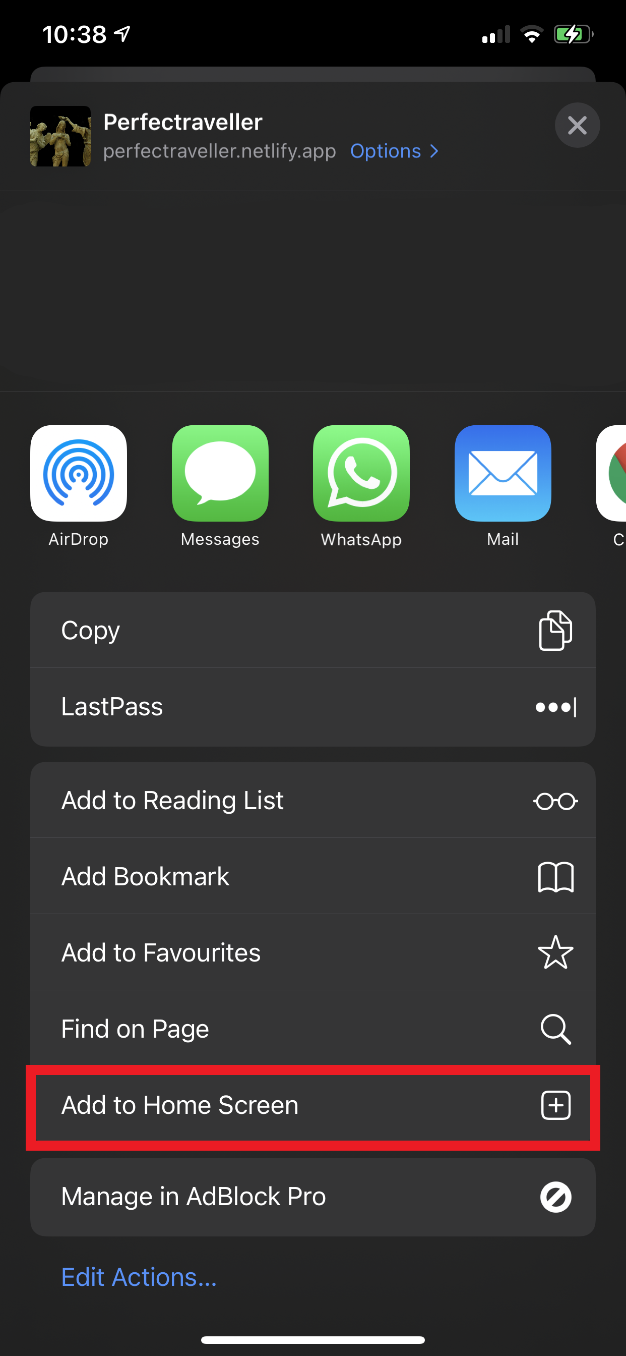 Perfect Traveller iphone